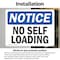 Signmission No Self Loading, 10 in W x Rectangle, Vinyl Decal OS-2PACK-NS-D-710-L-14788 - alternate 4